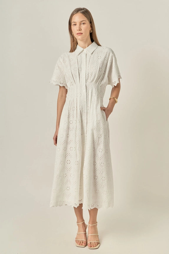 Easy Eyelet Dress