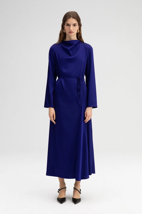 Promenade maxi shop dress in navy