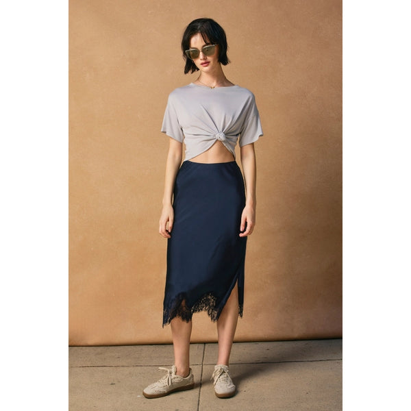 Diamond Lace Slip Skirt