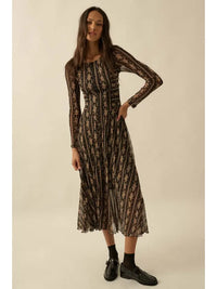 Frolicking Mesh Dress