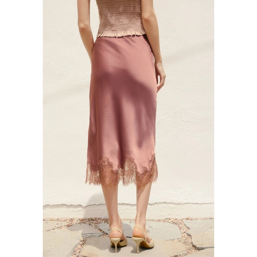 Diamond Lace Slip Skirt
