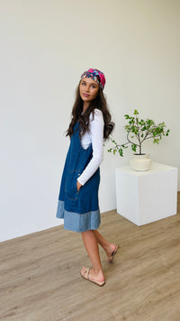 On It Denim Overall Dress