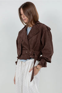 Tell Me Again Suede Jacket