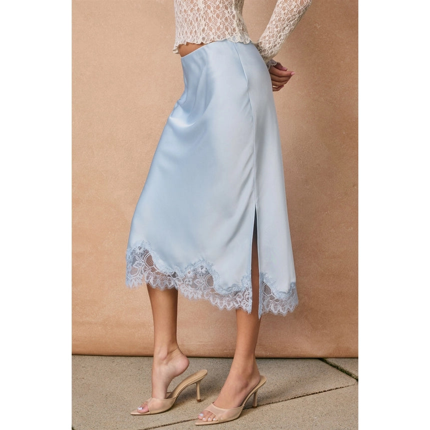 Diamond Lace Slip Skirt