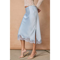 Diamond Lace Slip Skirt