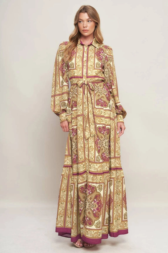 Golden Girl Maxi Dress