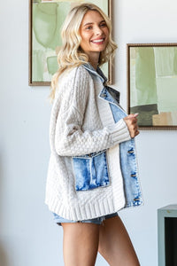 Gimme Denim Knit Jacket