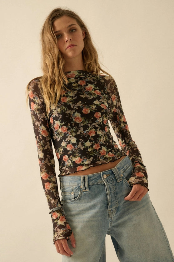 Bring It Back Floral Top