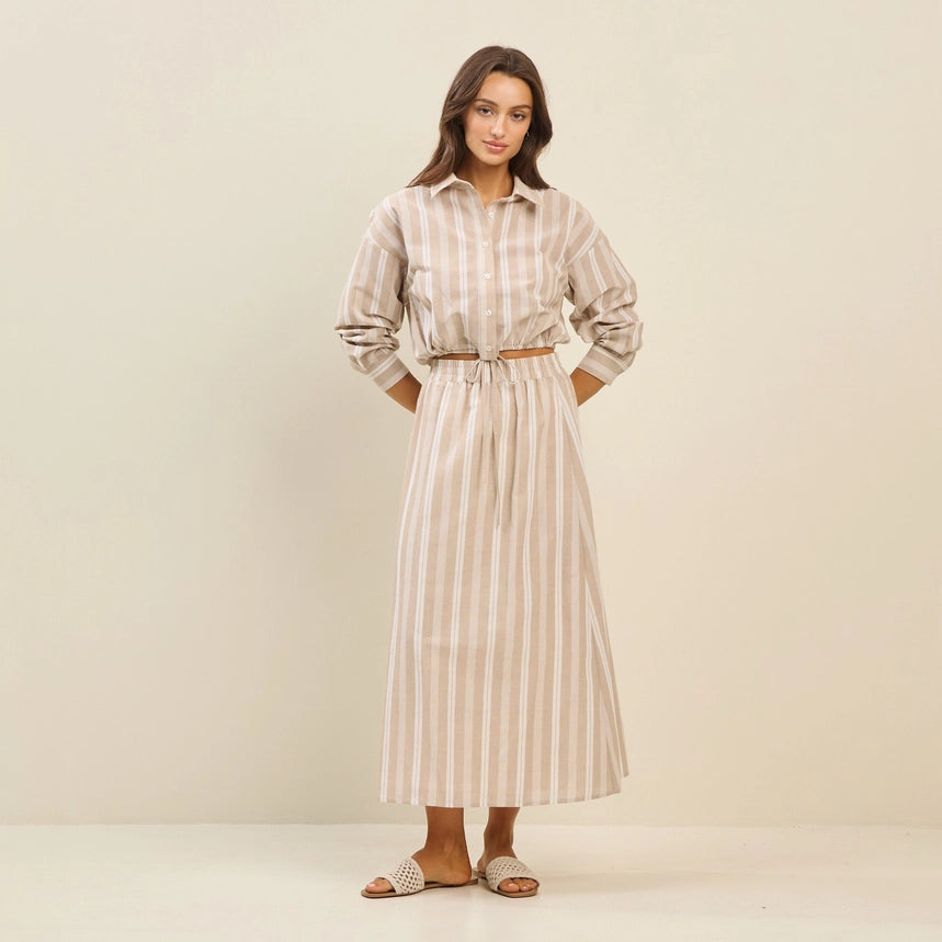 Effortless Striped Set