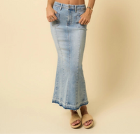 Forever Maxi Denim Skirt