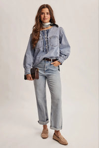 Isabelle Denim Top