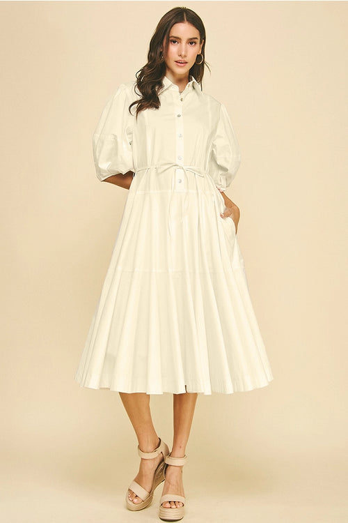 Basically Butter Midi Dress