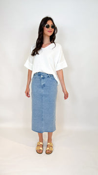 Lucky Me Denim Skirt