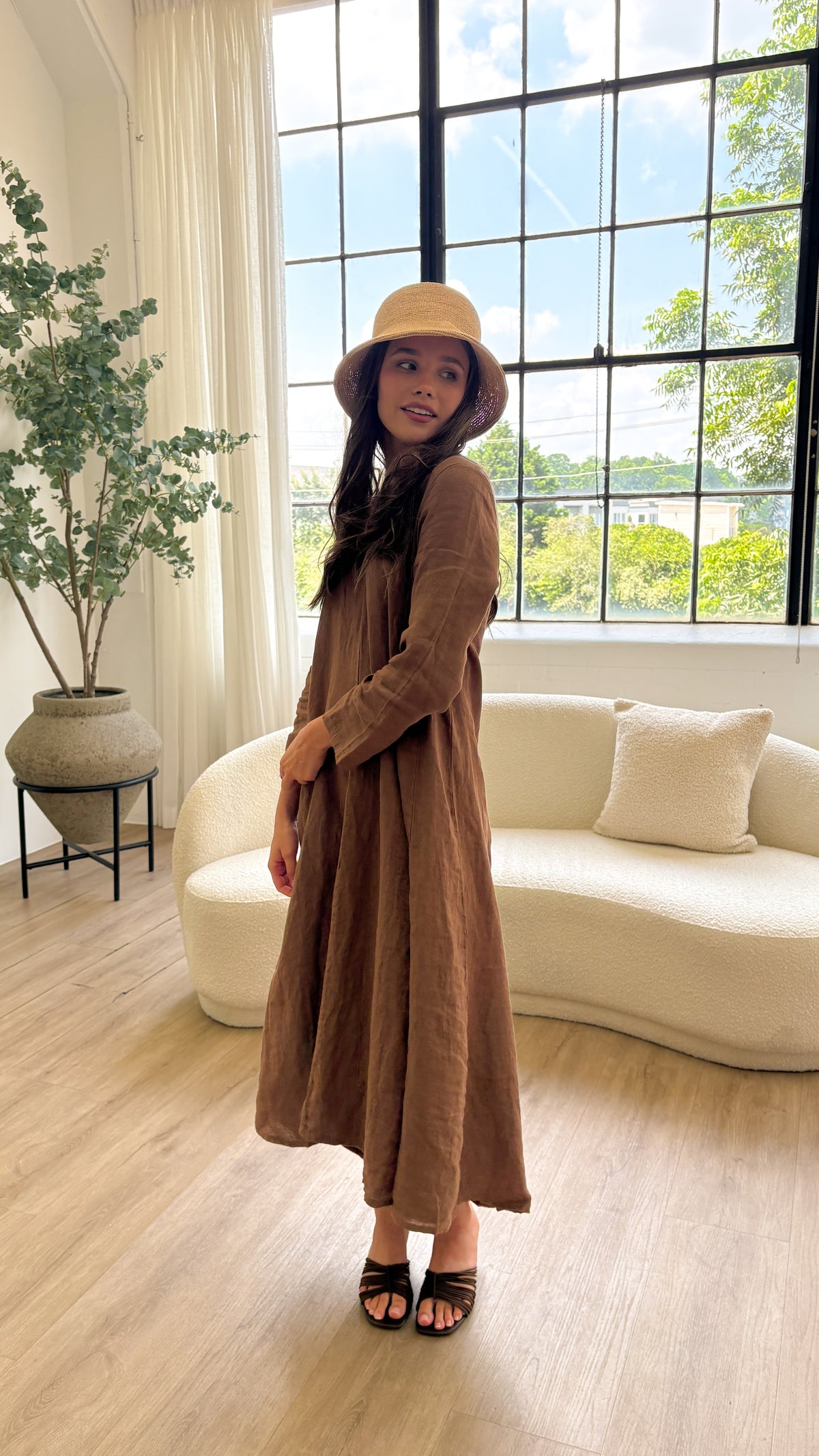 The Sway Linen Dress