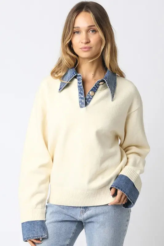 Lover Denim Sweater
