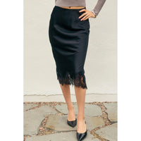 Diamond Lace Slip Skirt