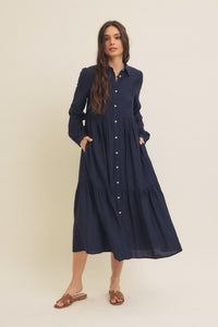 Mirabel Tiered Midi Dress