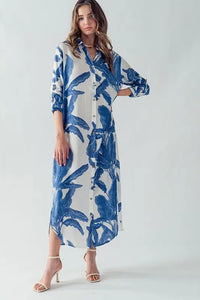 Elsie Palm Maxi Dress