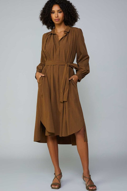 Cocoa Current Shirt Dress – DOLLY