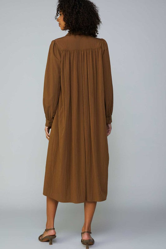 Cocoa Current Shirt Dress – DOLLY