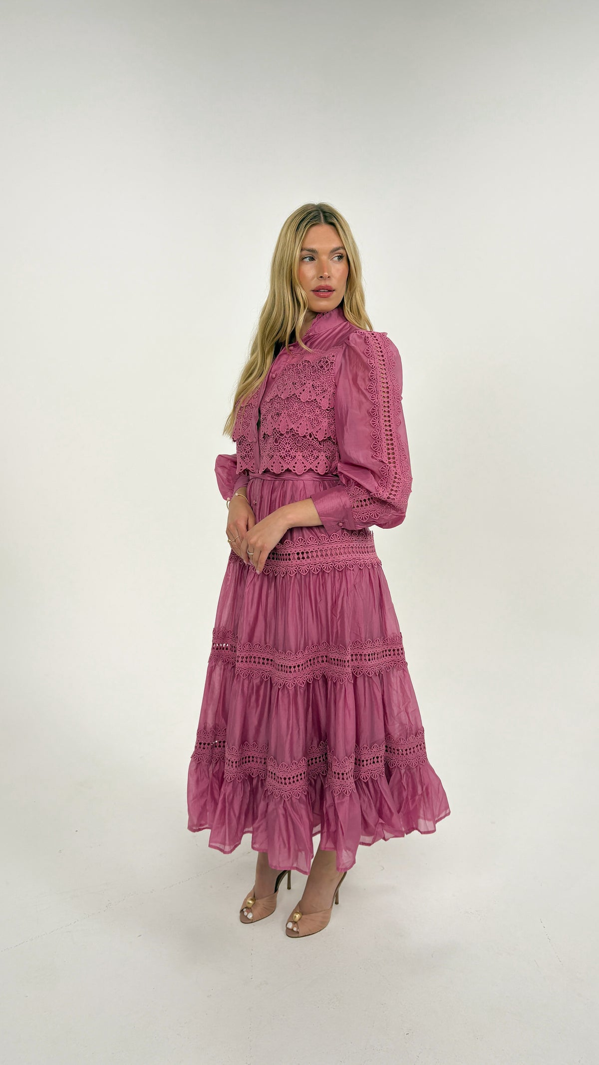 Elegance Crochet Dress