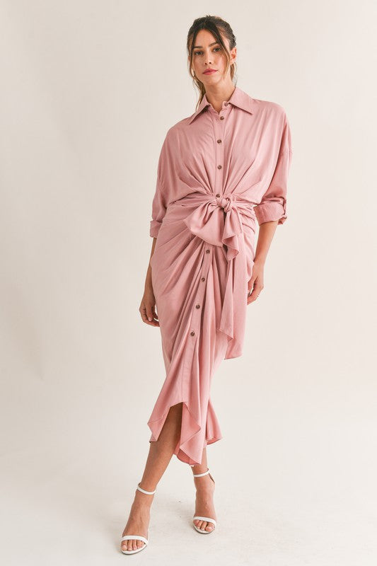 Malibu Dress Tencel Long Sleeve
