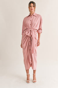 Malibu Dress Tencel Long Sleeve