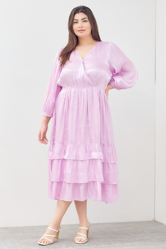 open lace back dress Barbiecore Dress – DOLLY