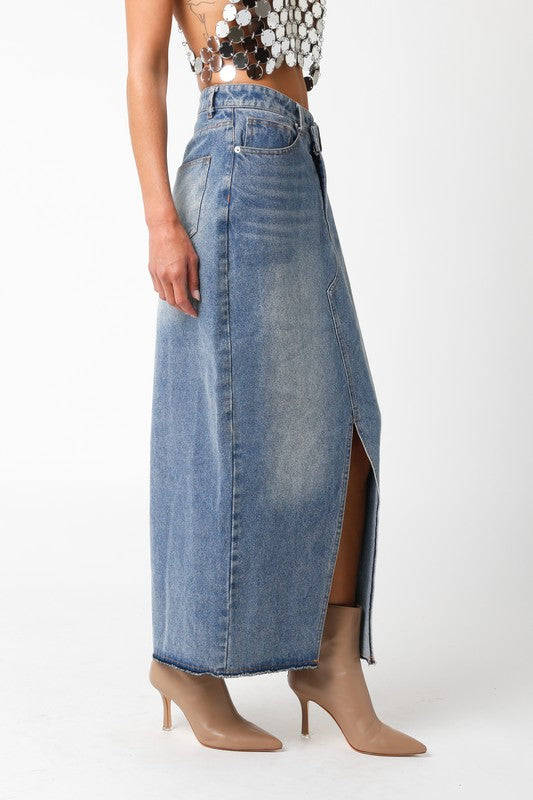 Olivia Denim Skirt