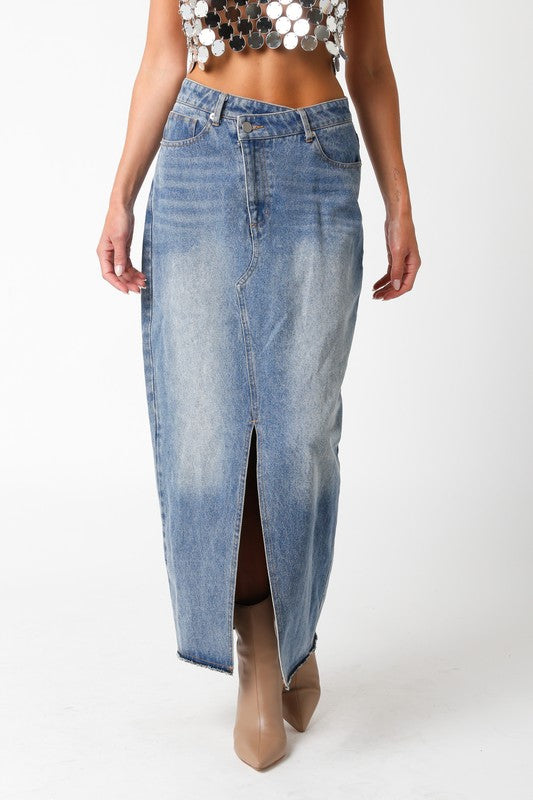 Olivia Denim Skirt