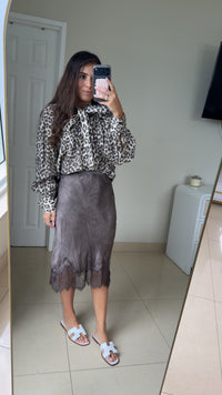 The Enchanted Lace Knee Skirt