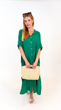 Sweet Escape Linen Dress