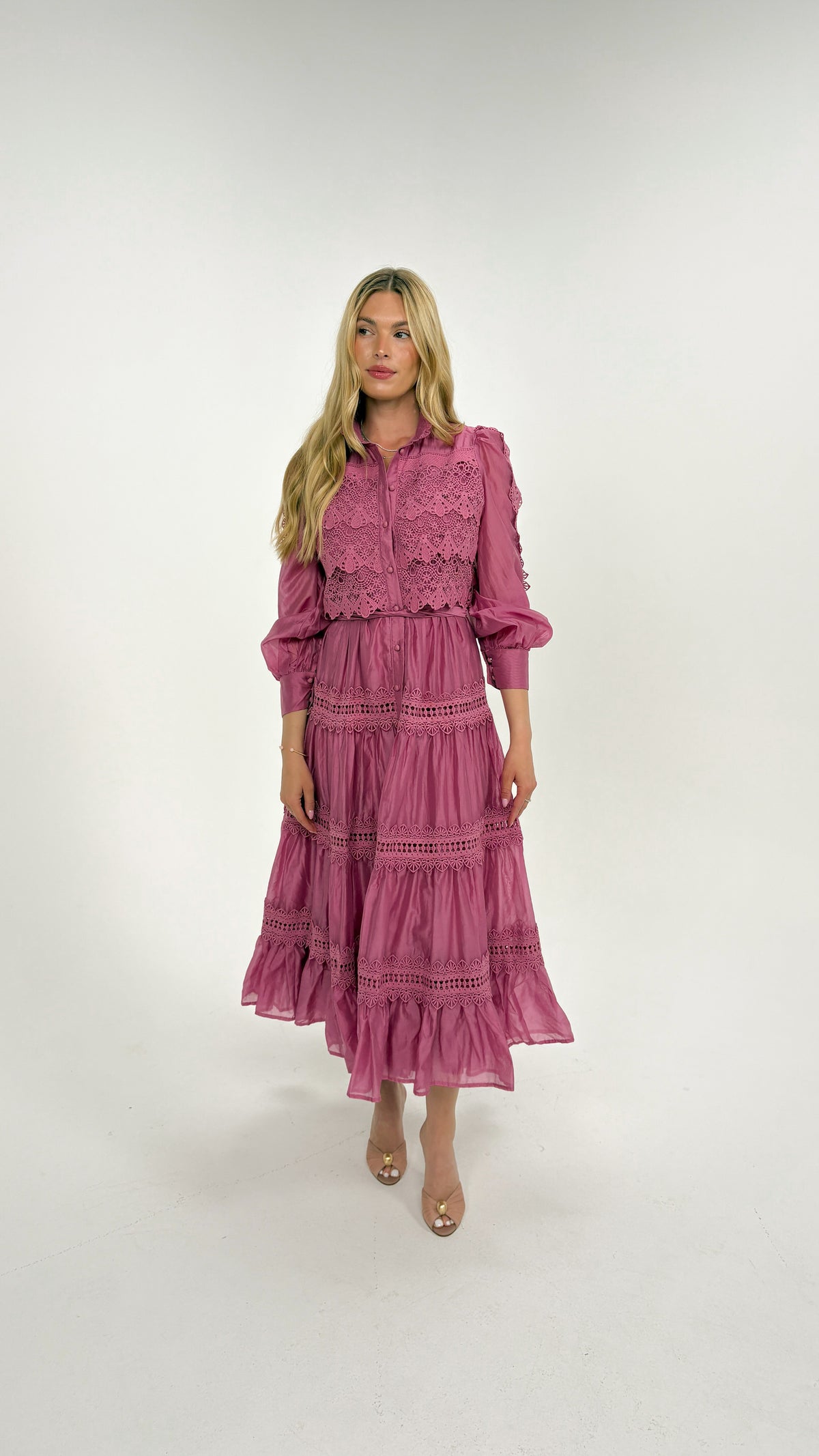 Elegance Crochet Dress