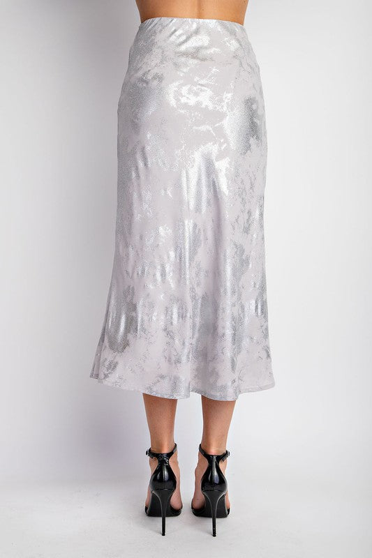 Soft Glam Metalic Skirt
