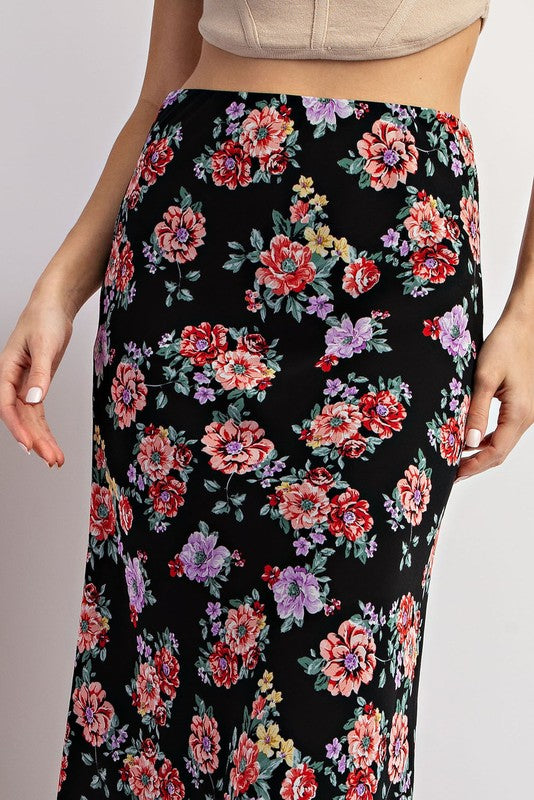 Uplevel Floral Maxi Skirt DOLLY