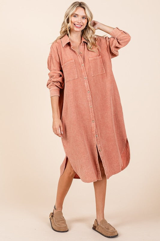 Hit The Town Gauze Dress