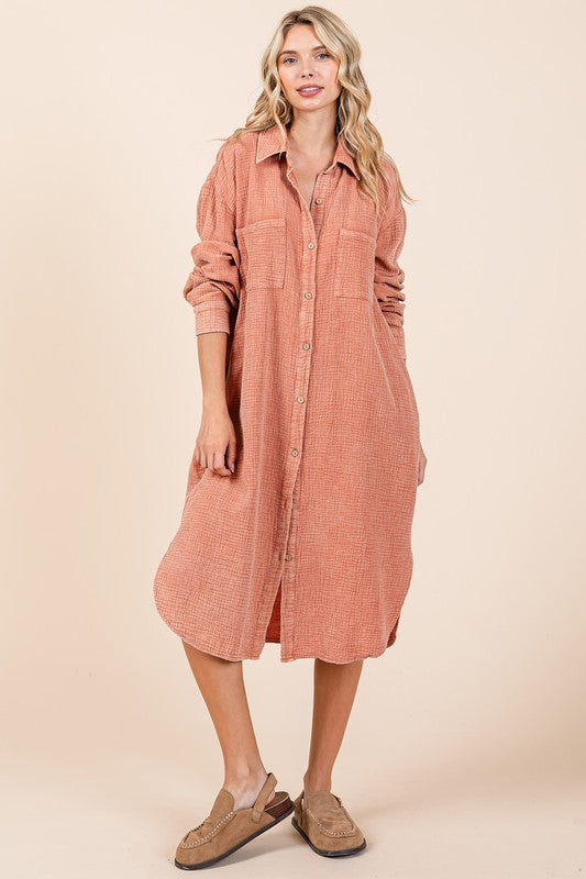 Hit The Town Gauze Dress