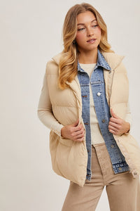 Brenda Denim Puffer