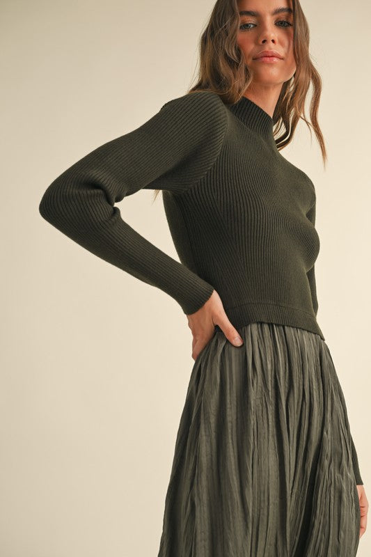Jewel Knit Mix Maxi Dress DOLLY Jewel Knit Mix Maxi Dress DOLLY
