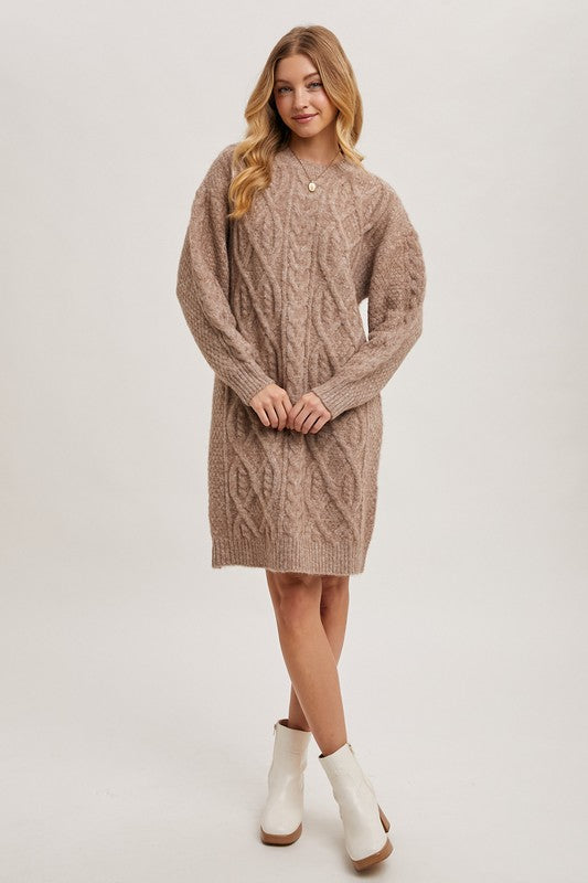 Winner Cable Knit Dress