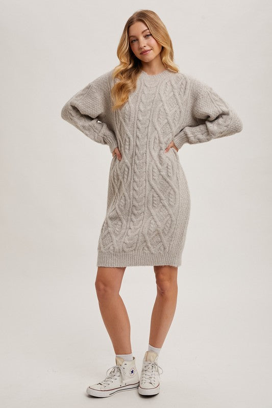 Winner Cable Knit Dress