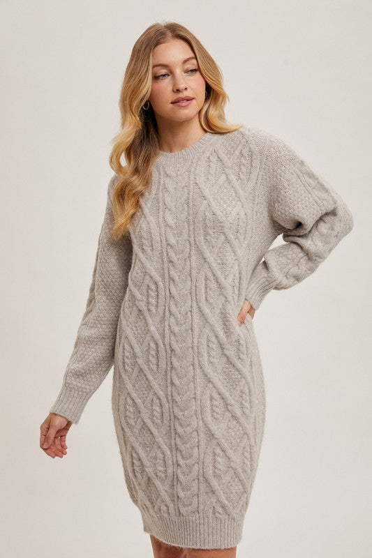 Winner Cable Knit Dress