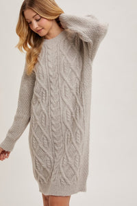 Winner Cable Knit Dress