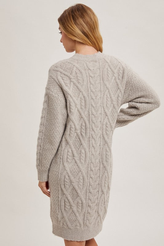 Winner Cable Knit Dress