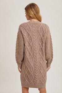 Winner Cable Knit Dress