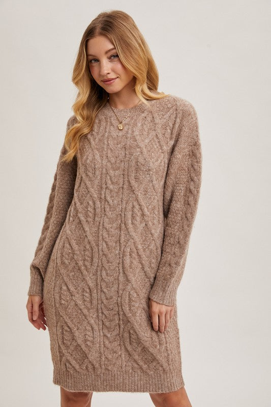 Winner Cable Knit Dress