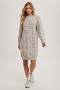 Winner Cable Knit Dress