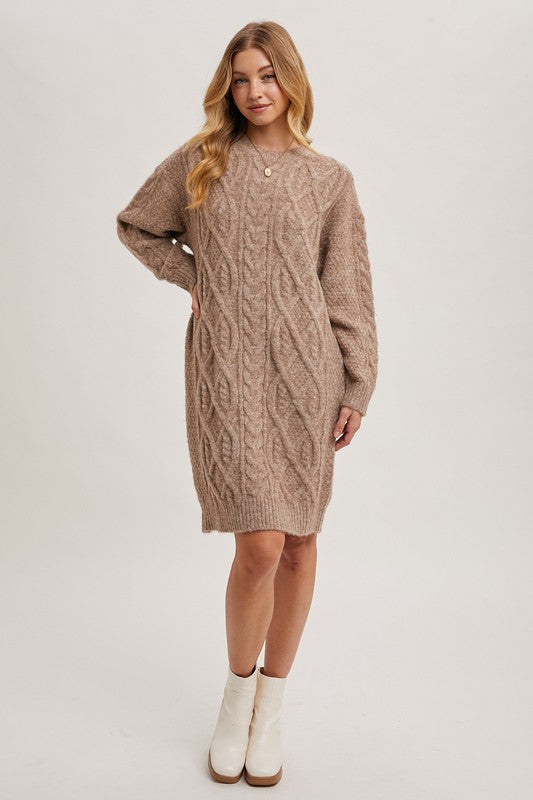 Winner Cable Knit Dress