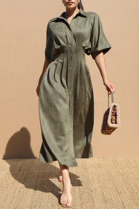 Safari Suede Dress