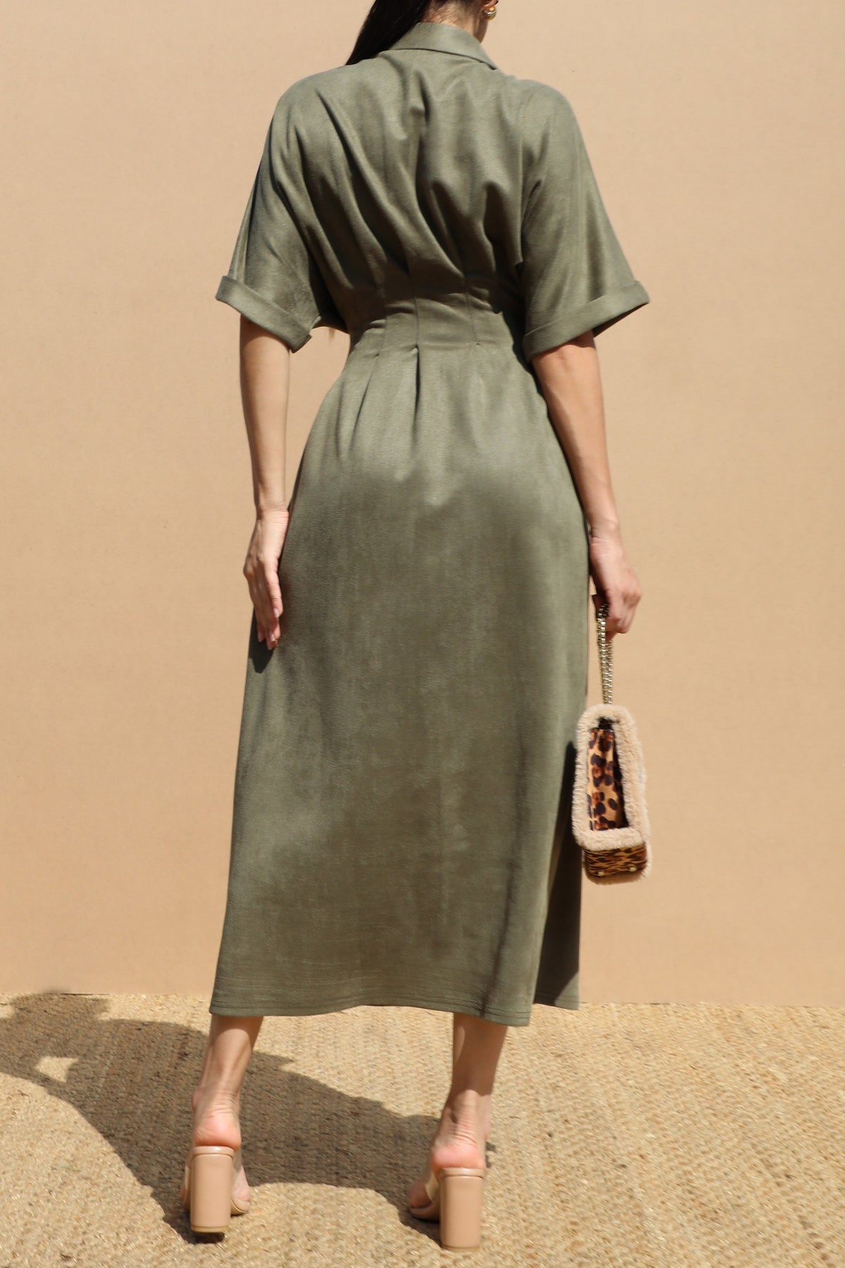 Safari Suede Dress
